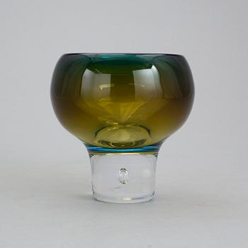 VICKE LINDSTRAND, skål, glas, Kosta, 1960-tal.