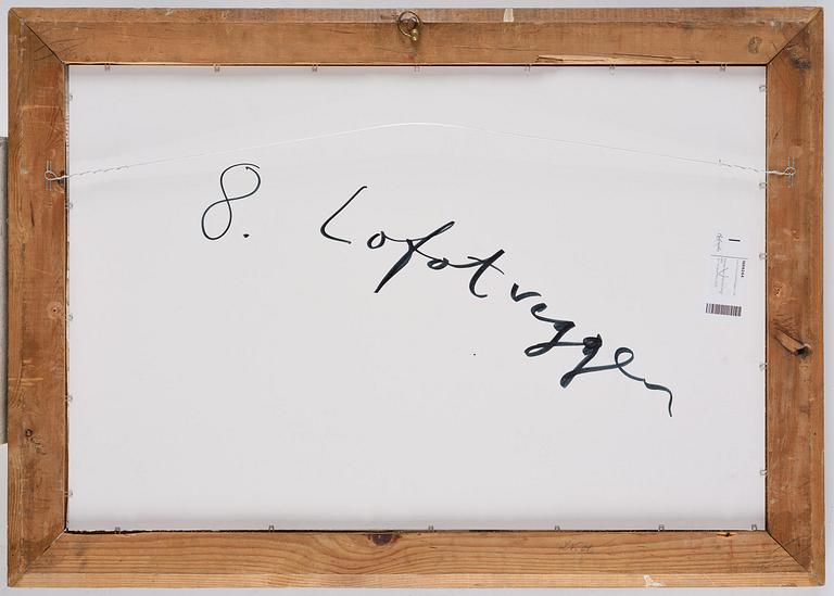 Lars Lerin, "Lofotveggen".