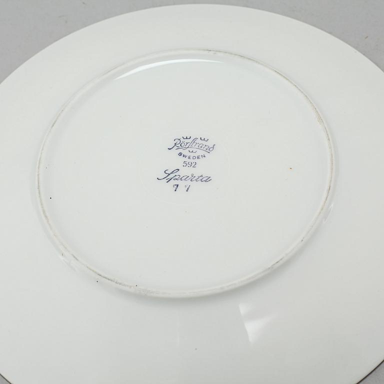 A set of porcelain tableware of 68 pcs, "Sparta" by Rörstrand, in production between 1958 and 1967.