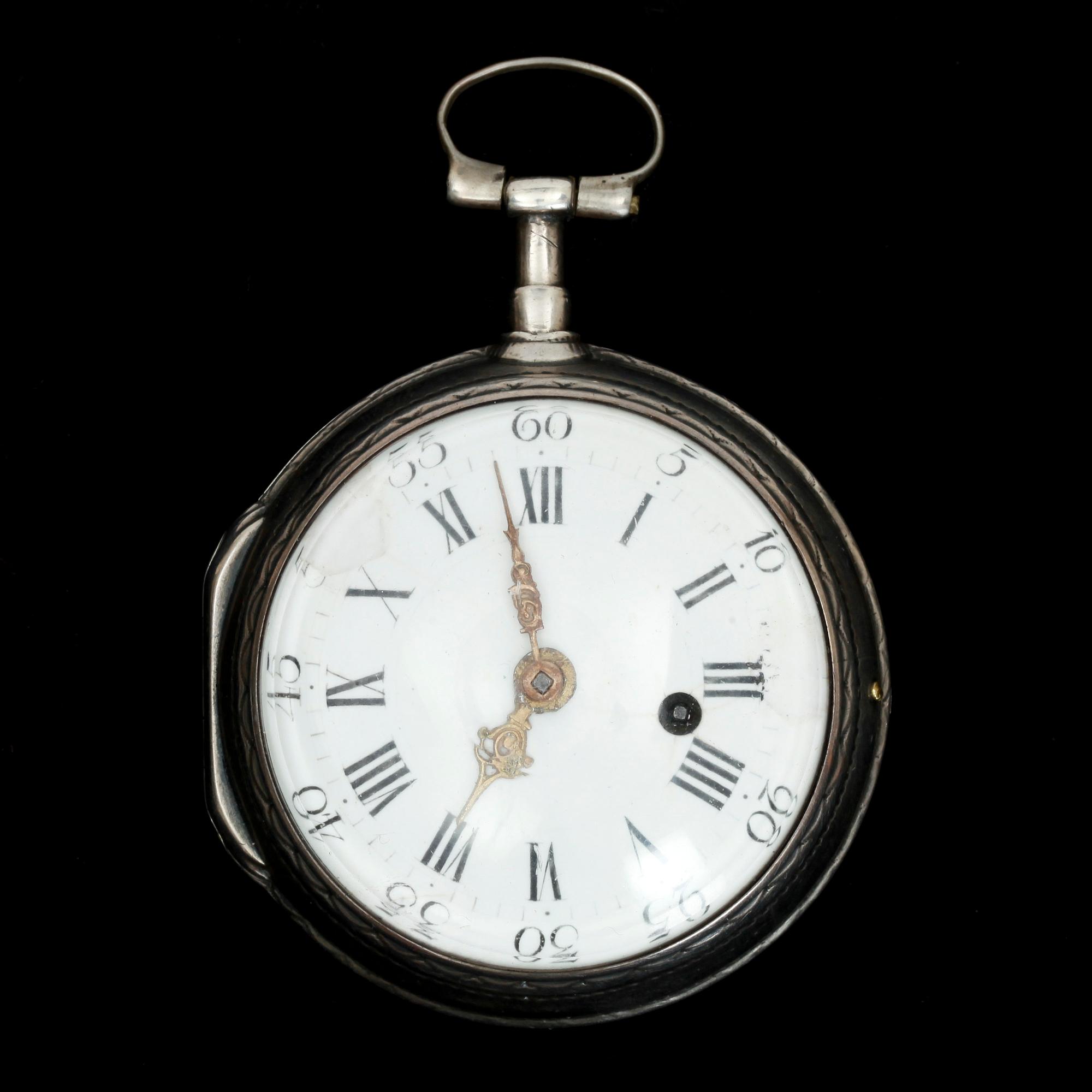 HERRFICKUR, silver, England, 1700-talets senare del.