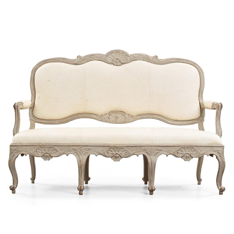 A Swedish Rococo 18th century sofa.