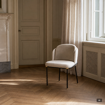 Christophe Delcourt, stolar, ett par, "Fil Noir Dining", Minotti. Italien.