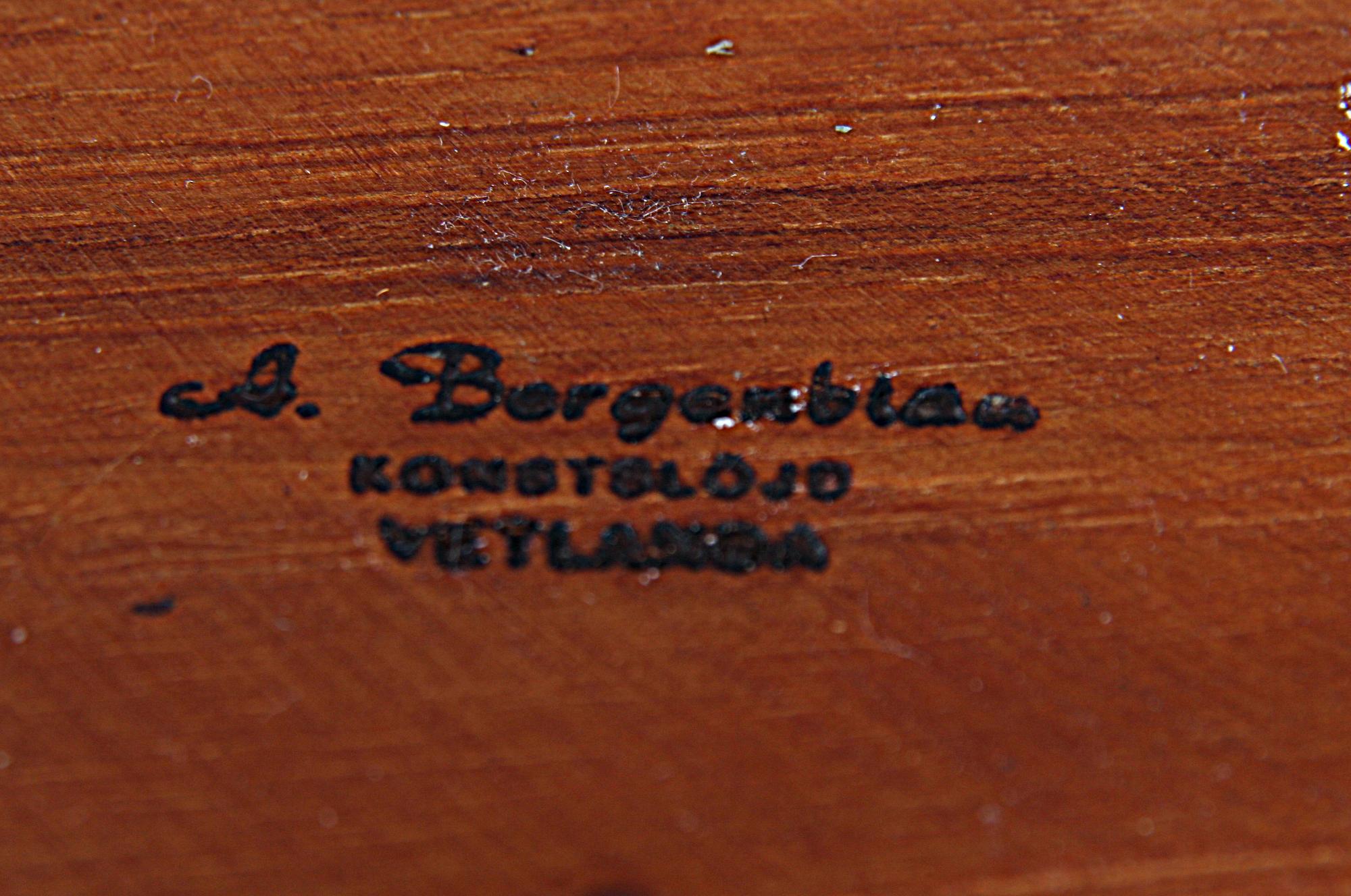 SKÅL, teak, A.Bergenblad, Vetlanda.