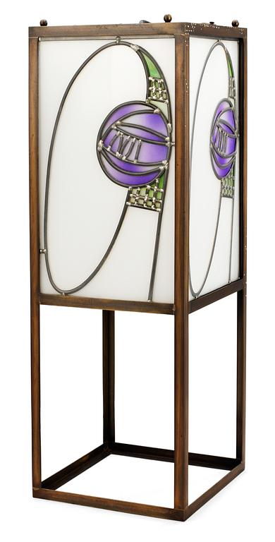 VÄGGLAMPA, modell 234, formgiven av Charles Rennie Macintosh.