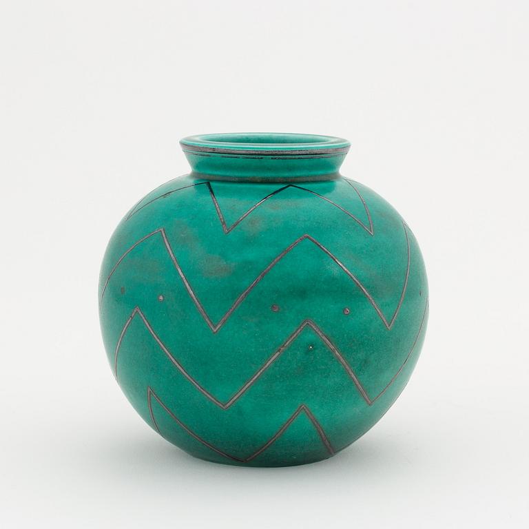 Wilhelm Kåge, an "Argenta" stoneware vase,