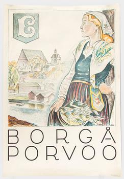 Lennart Segerstråle, after, Porvoo, poster.
