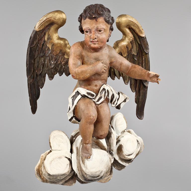 SKULPTUR, barock/barockstil, delvis 1700-tal.