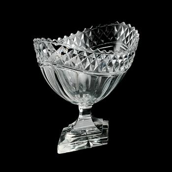 SKÅL, glas, sent 1800-tal/tidigt 1900-tal.