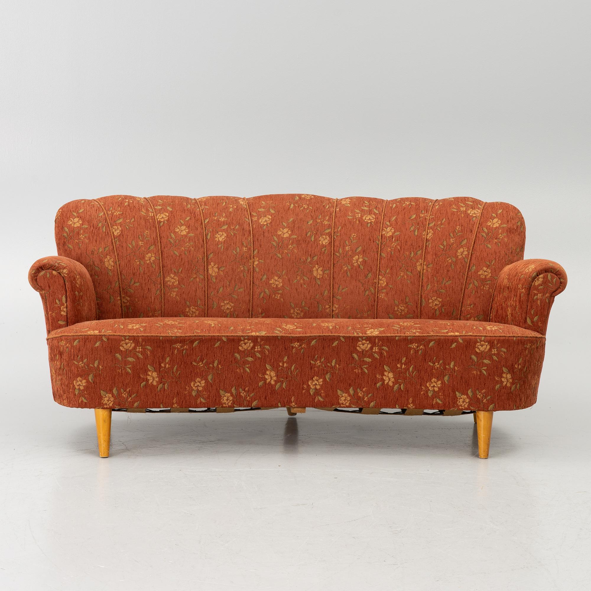 Sofa, Swedish modern, mid-20th century.