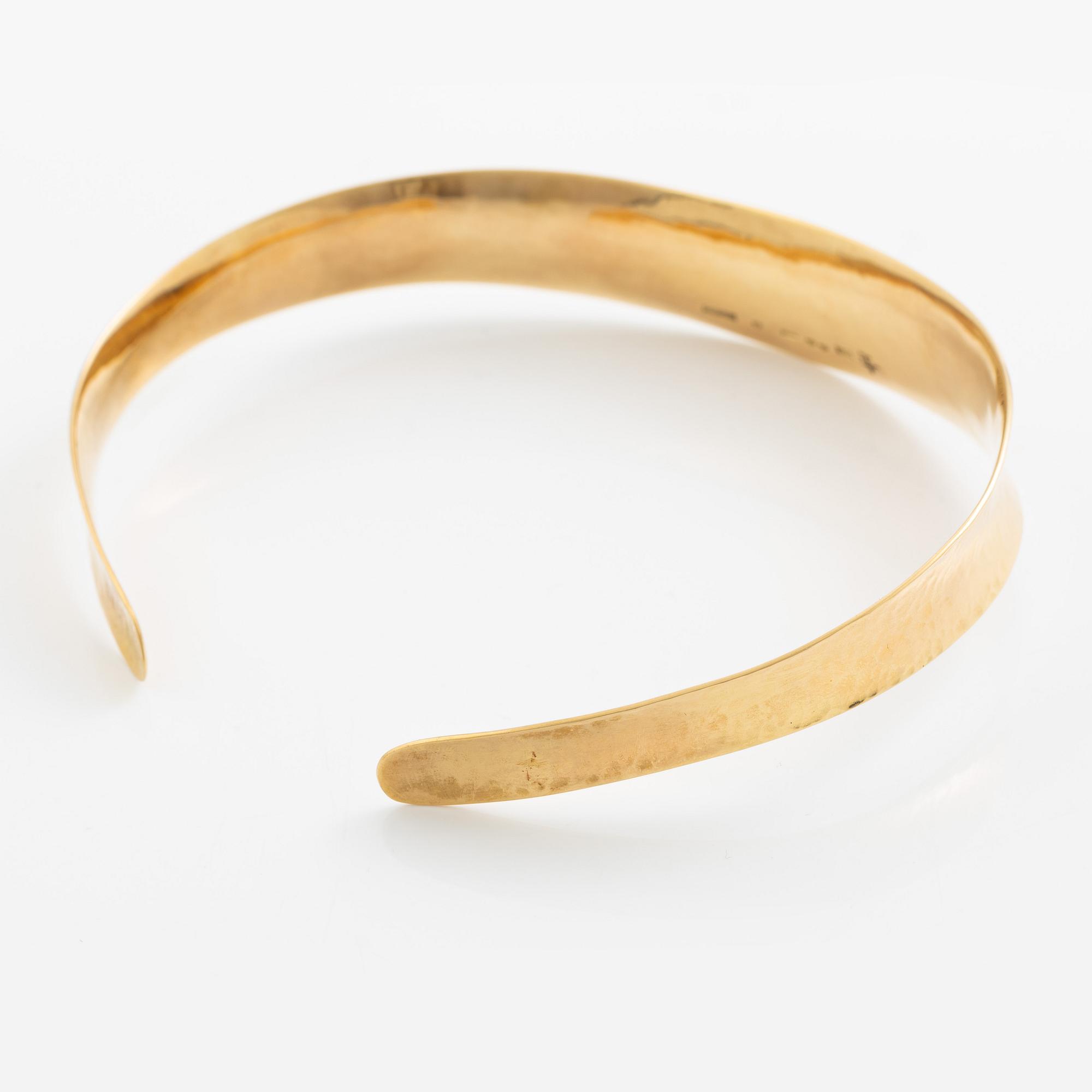 Carl Nyströmer, a necklace, 18K gold, Stockholm 1960.