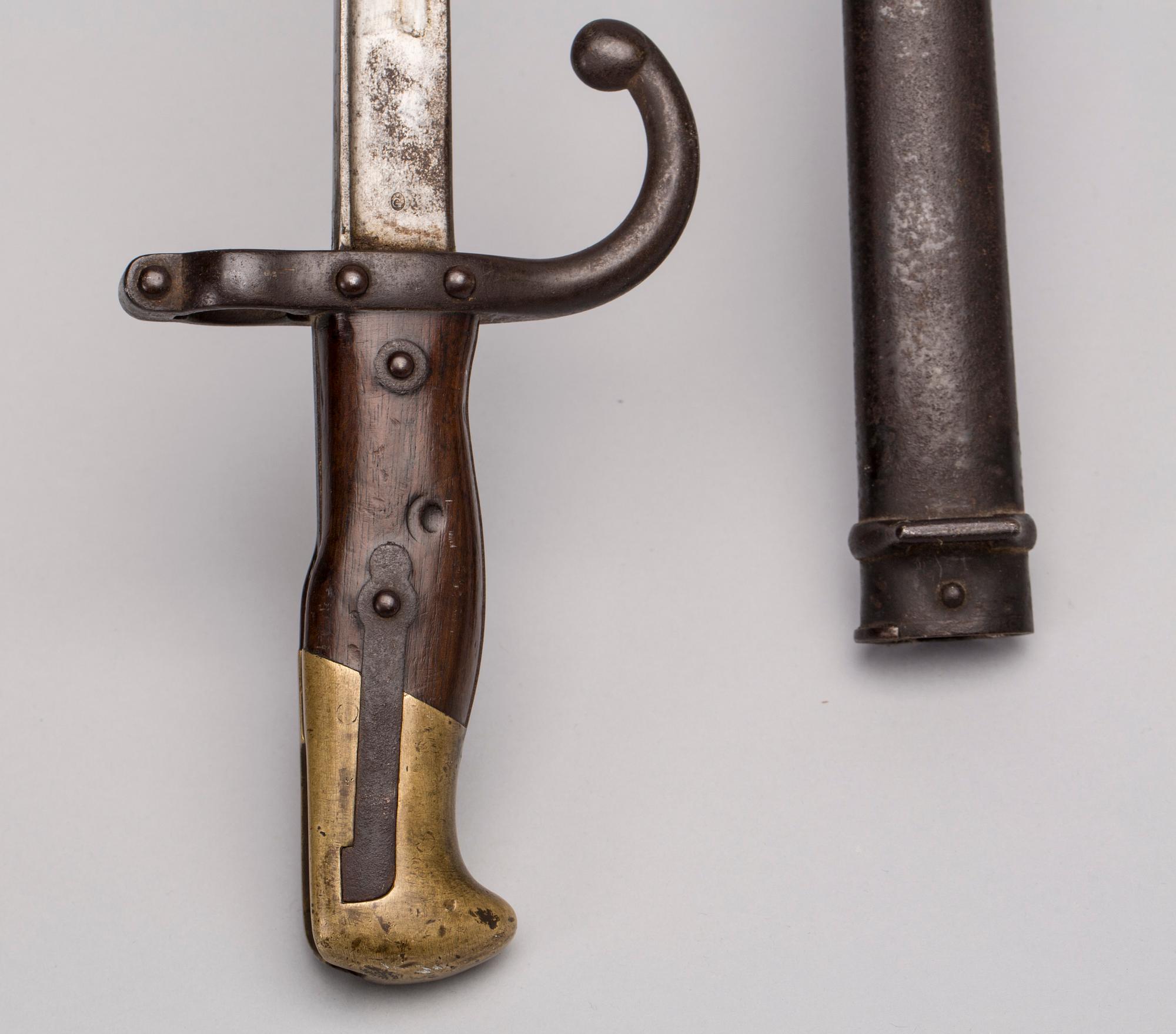BAJONETT, märkt Mre d'Armes Tulle Novembre 1878.