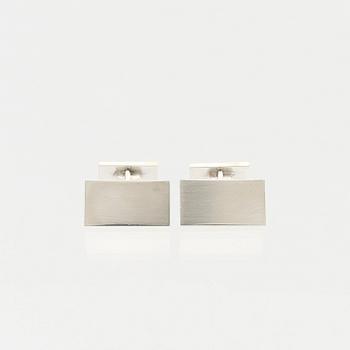 Wiwen Nilsson, a pair of sterling silver cufflinks, Lund 1965.