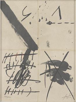 1103. Antoni Tàpies, "Graffiti noirs".