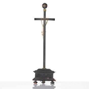 An Augsburg renaissance crucifix clock, the movement presumably by Hans Reinholdt (fl. ca 1630).