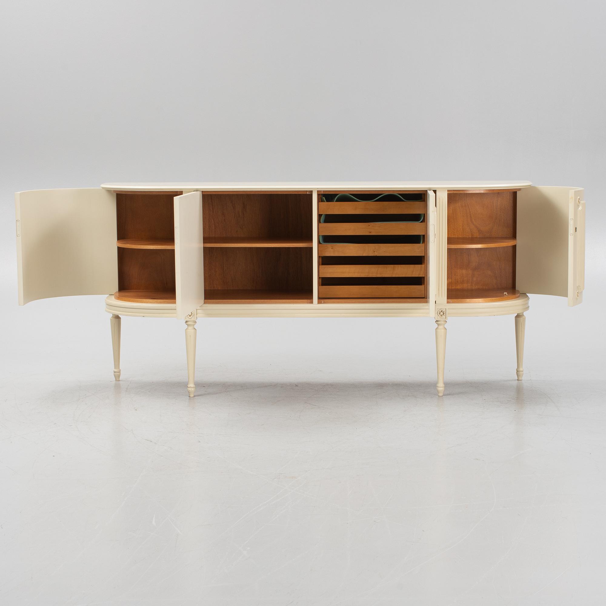 A gustavian style sideboard, mid 20th century.