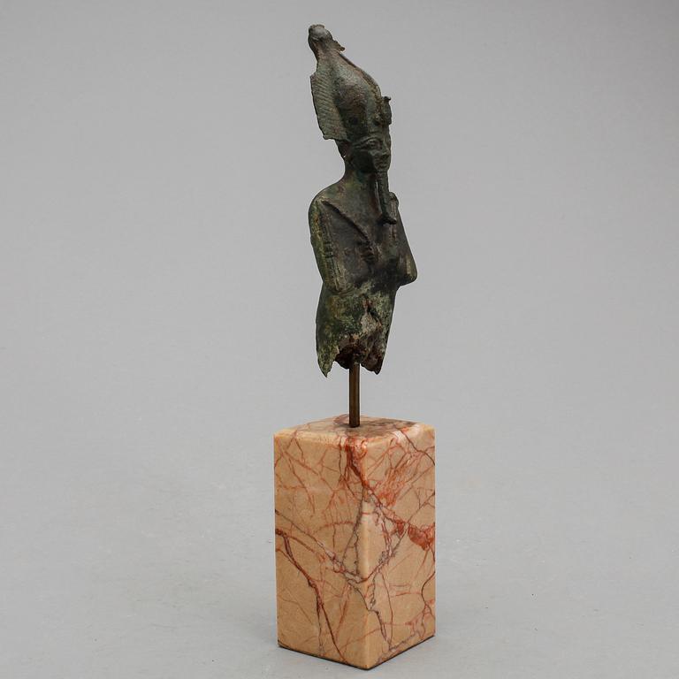 GUDOM, brons, Egypten, sannolikt sentid 664-331 f Kr.