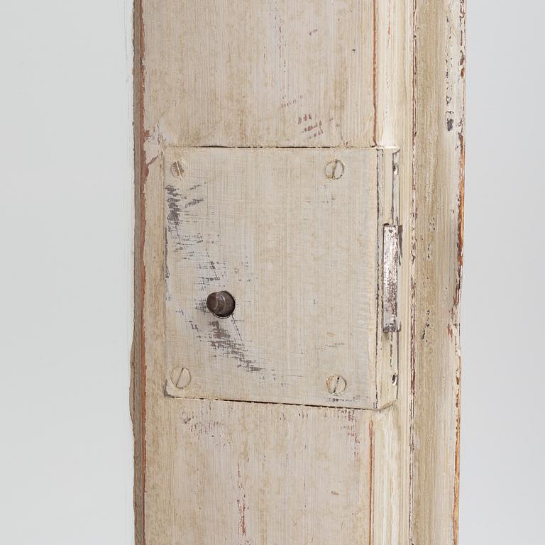 A Gustavian style display cabinet, circa 1900.