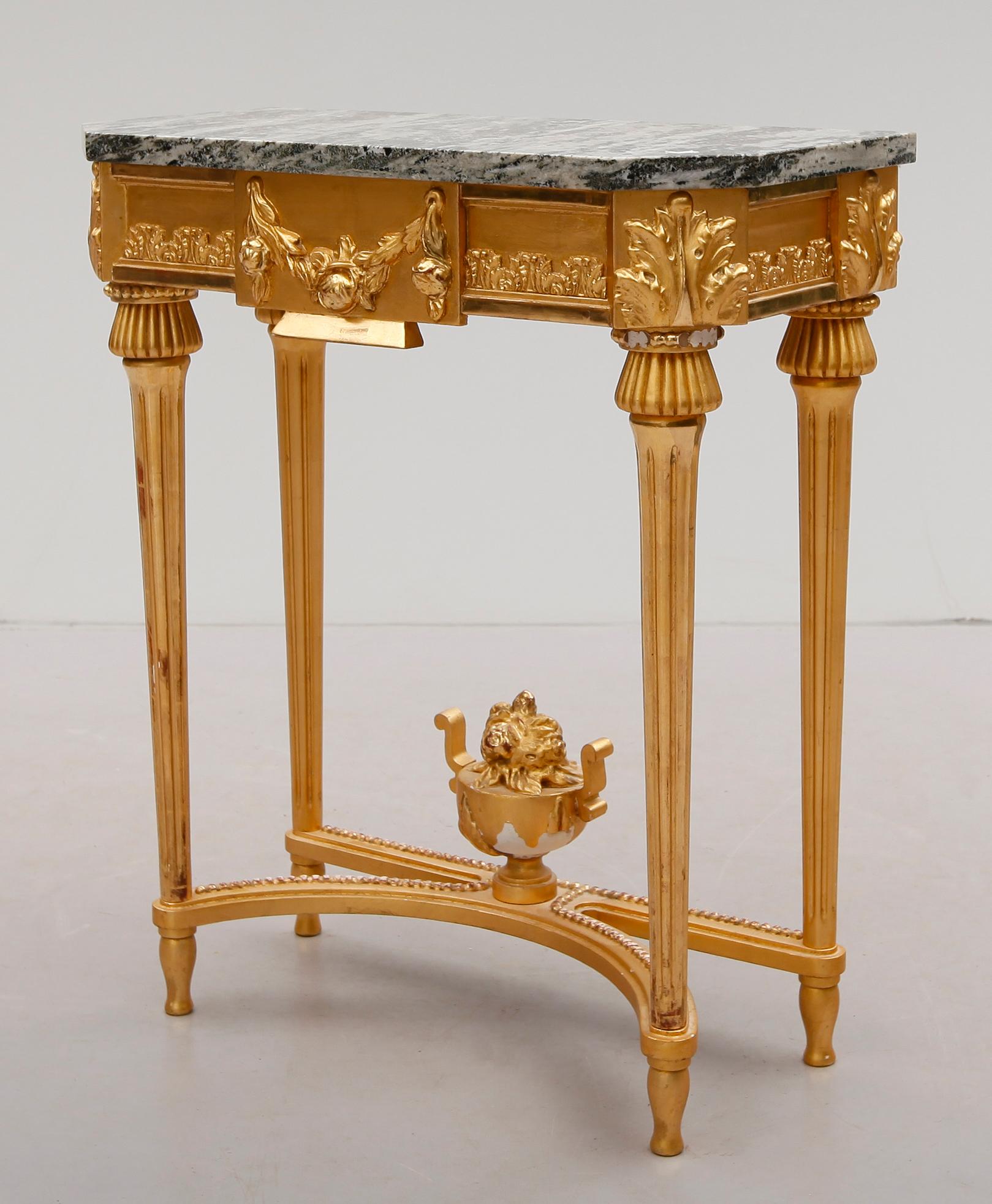 KONSOLBORD, gustaviansk stil, 1900-talets mitt.