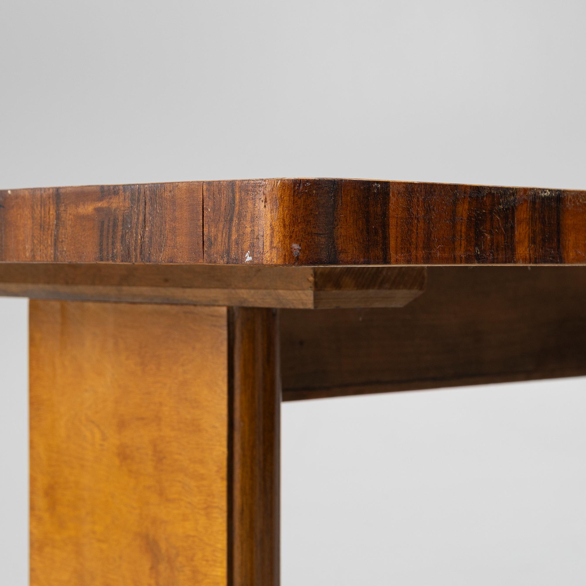 A pair of tables, Swedish Modern, 1930s.