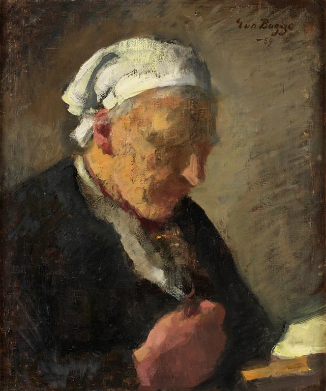 EVA BAGGE, olja på duk. Sign och dat -59.