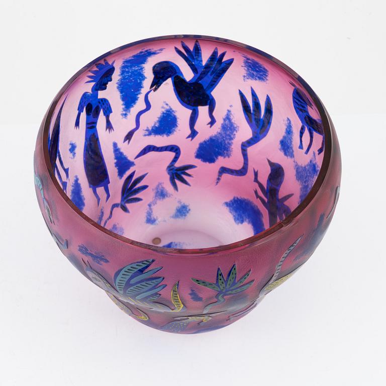 Ulrica Hydman-Vallien, vas, glas, Kosta Boda, unik.