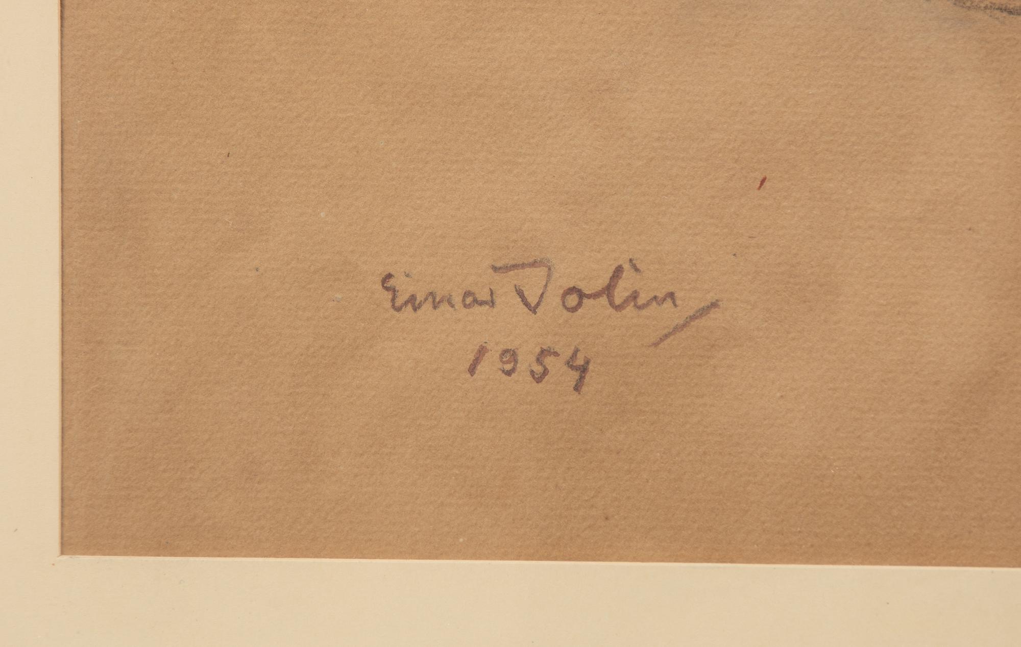 Einar Jolin, Study of a model.