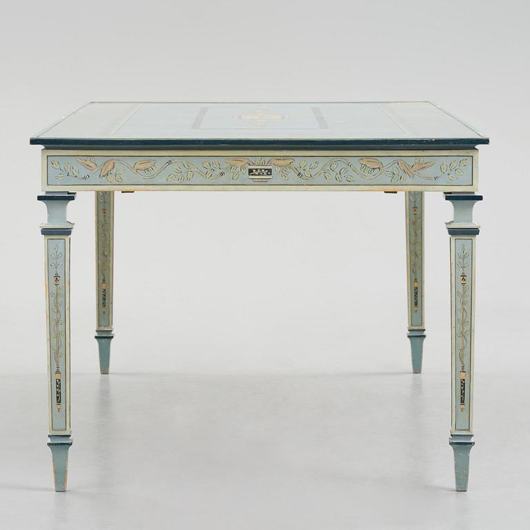 Carl Malmsten, a grand Swedish Grace dining table, cabinetmaker Albin Johansson, Stockholm, for Villa Kvikkjokk, 1927.