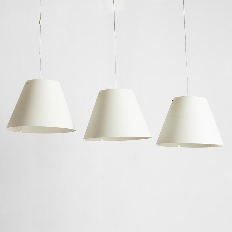 Taklampor, 3 st, "Costanza", Luceplan.