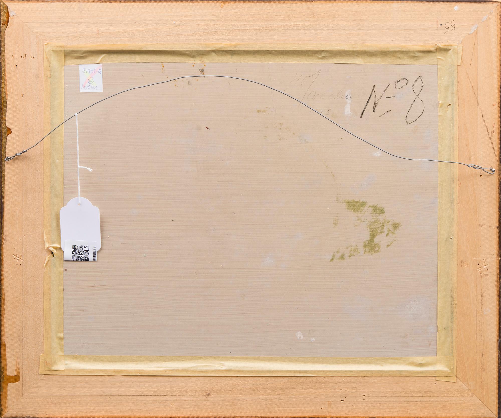 KARL INGELIUS, olja på pannå, signerad.