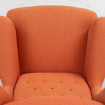 Carl Malmsten, armchair, 'Häggbom', AB O.H. Sjögren.
