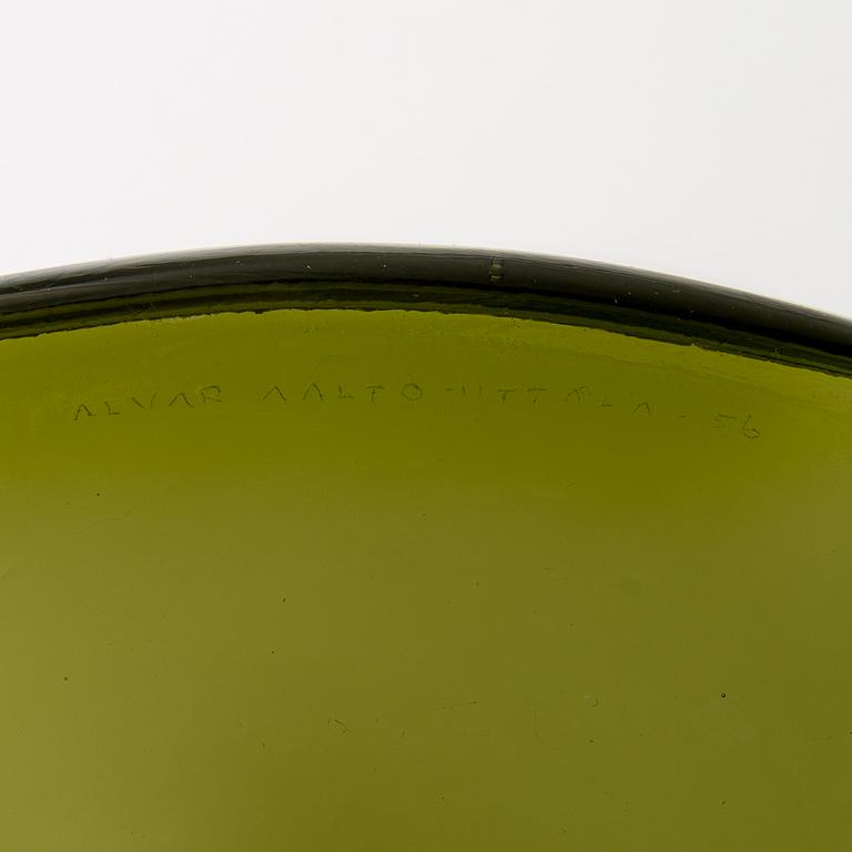 Alvar Aalto, a '3900-37' plate signed Alvar Aalto Iittala -56.