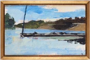 HUGO ZUHR, oil on canvas, signed.