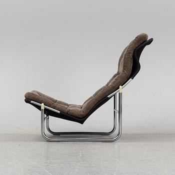 A 'Zobra' easy chair by Bror Boije and Jaan Zimmerman, DUX AB, around 1970.