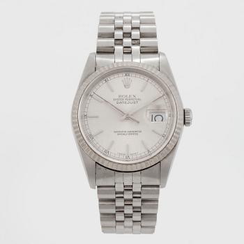 ROLEX, Oyster Perpetual, Datejust, Chronometer, wristwatch, 36 mm,