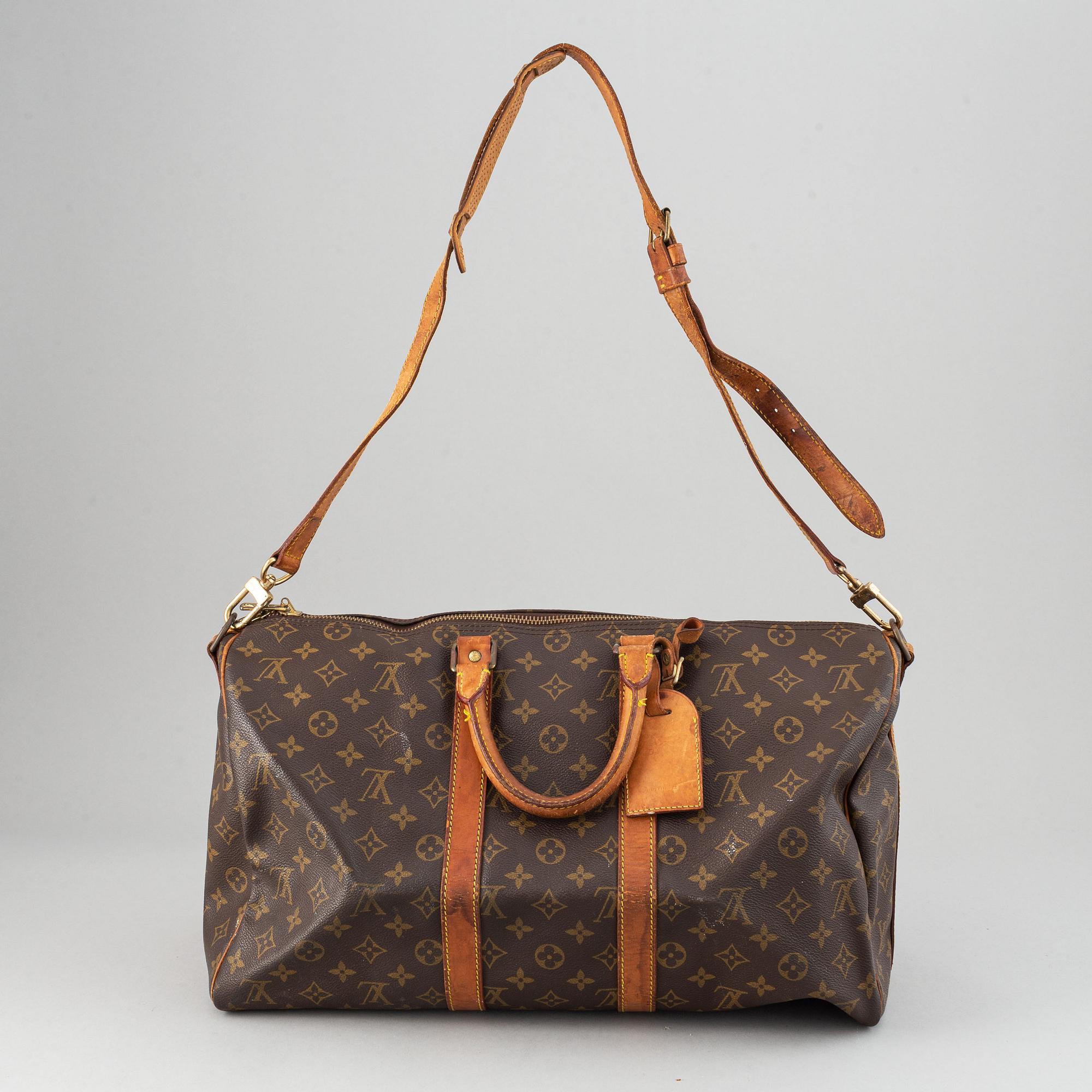 Louis Vuitton, weekendbag, "Monogram Keepall Bandouliere 50".
