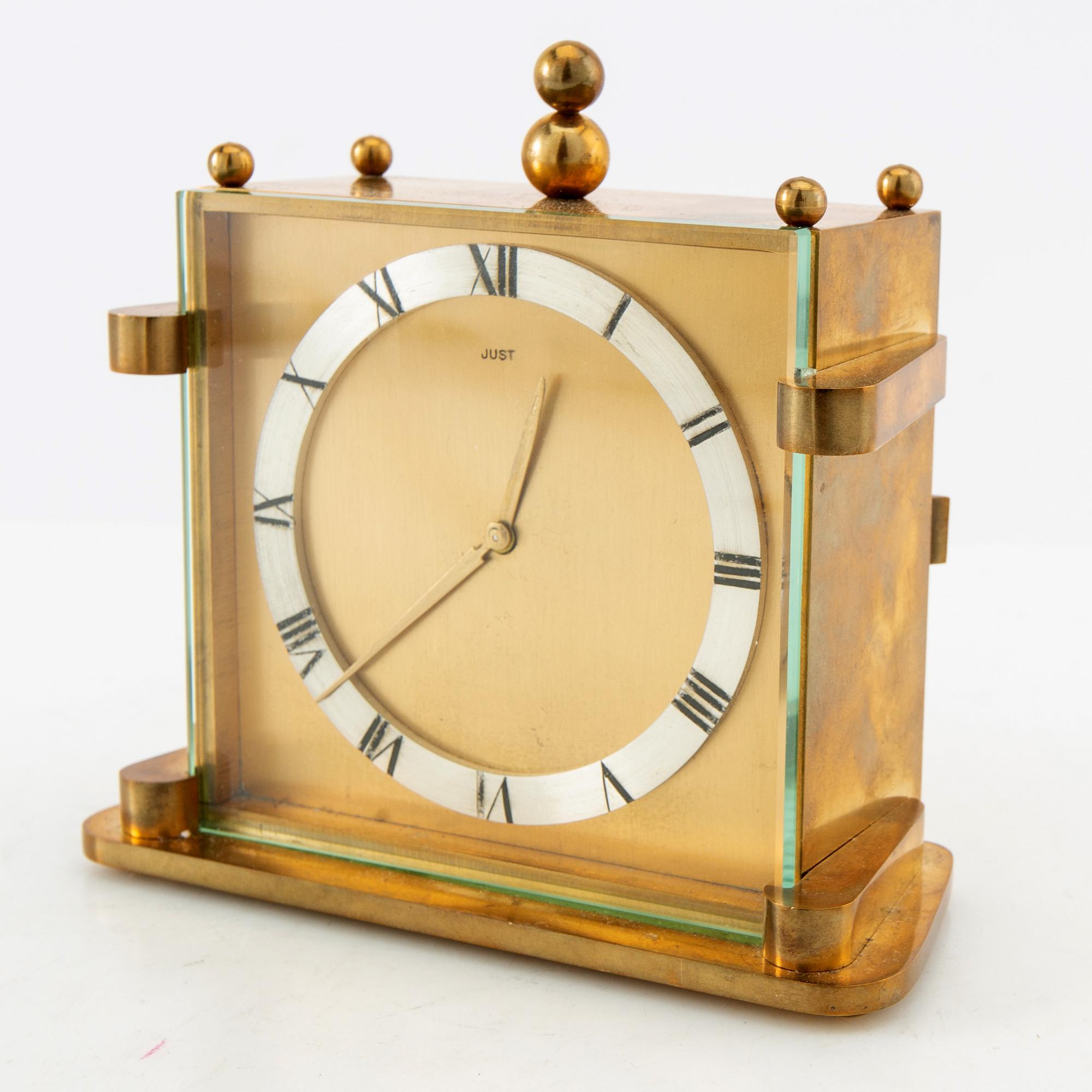 Table clock Just Germany mid/second half of the 20th century.