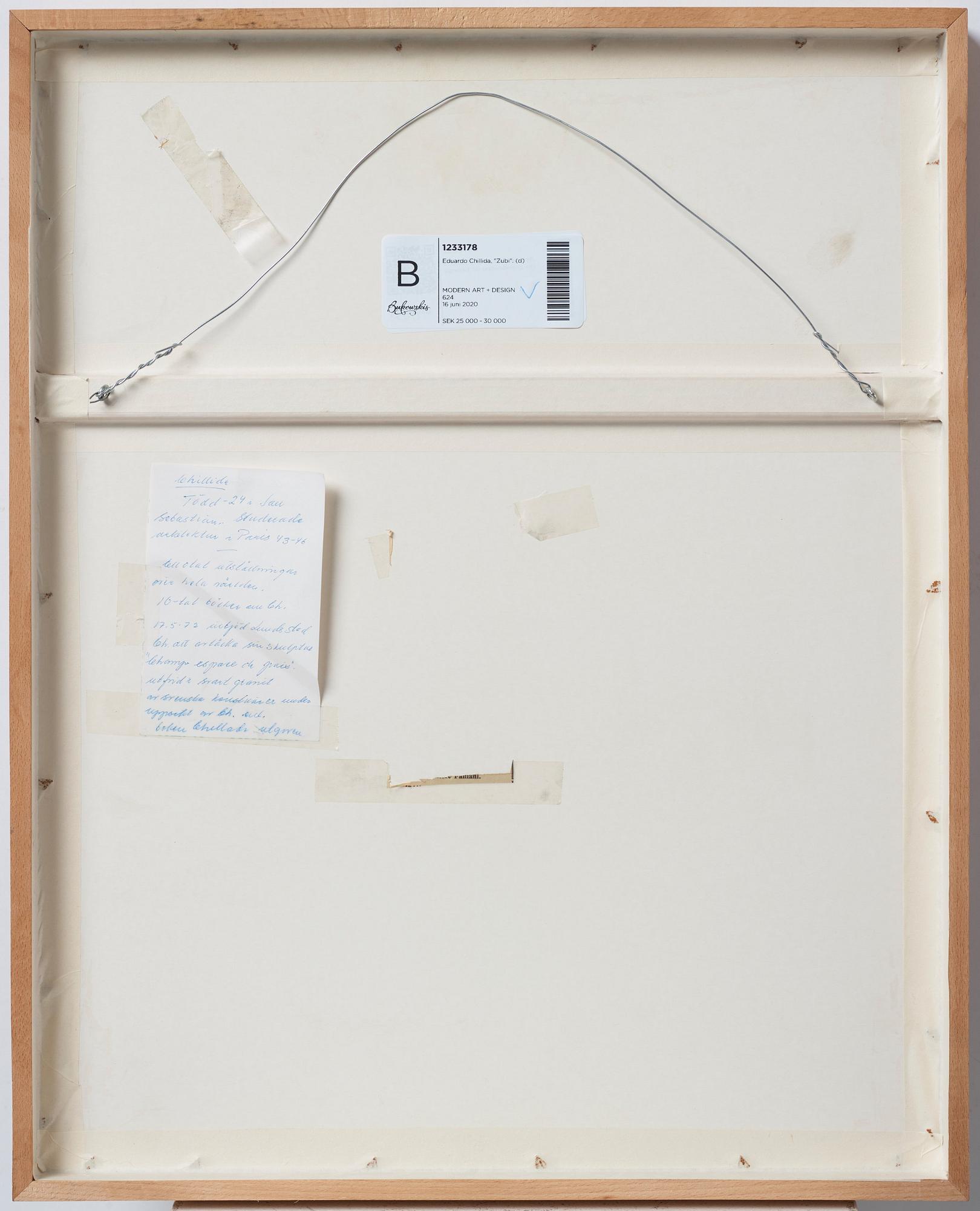 Eduardo Chillida, "Zubi".