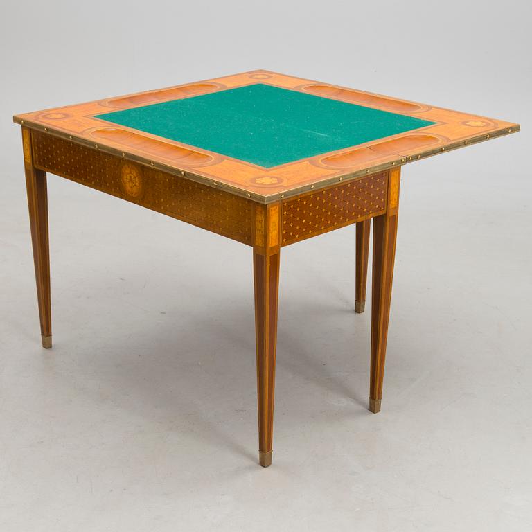 A Late 20th Century Russian card table.