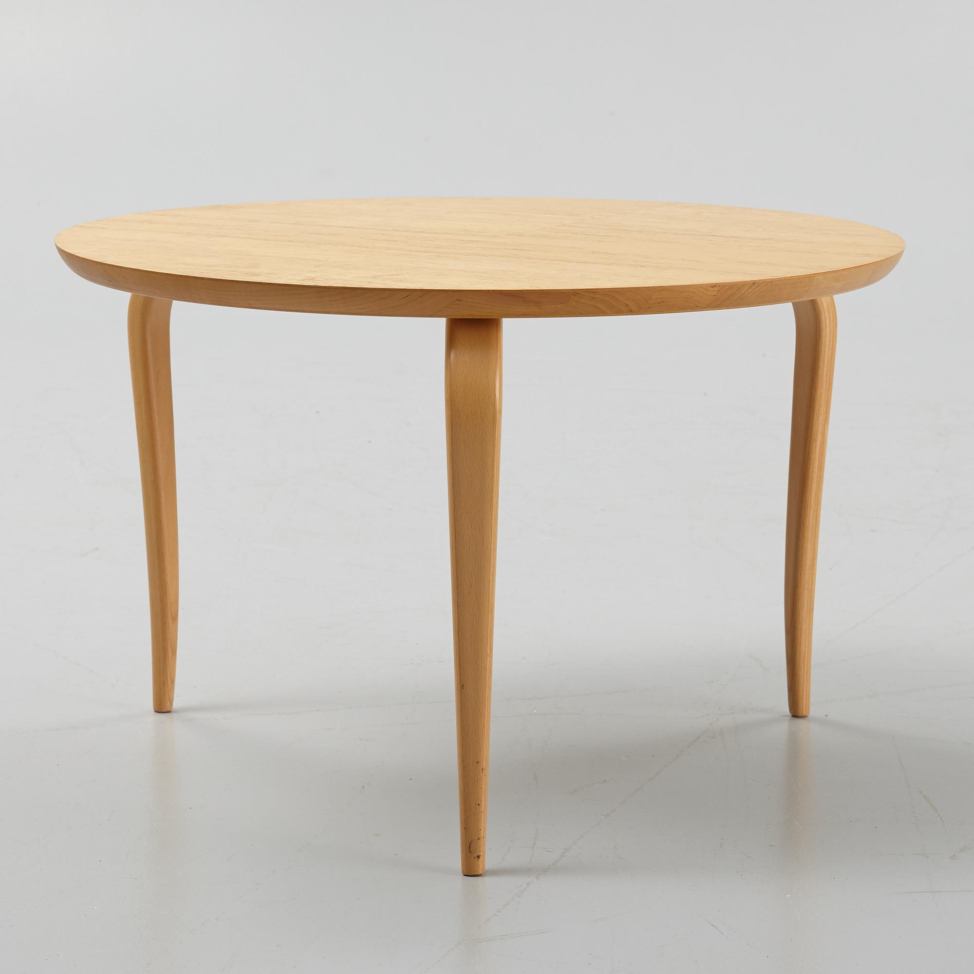 Bruno Mathsson, soffbord, "Annika", Dux.