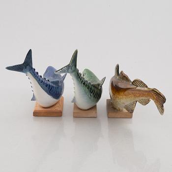 Sven Wejsfelt, three stoneware figurines, Gustavsberg.