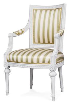953. A Gustavian armchair.
