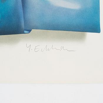 Yrjö Edelmann, two lithographs in colour, 'Heaven and Ocean', signed and numbered 830/1500.