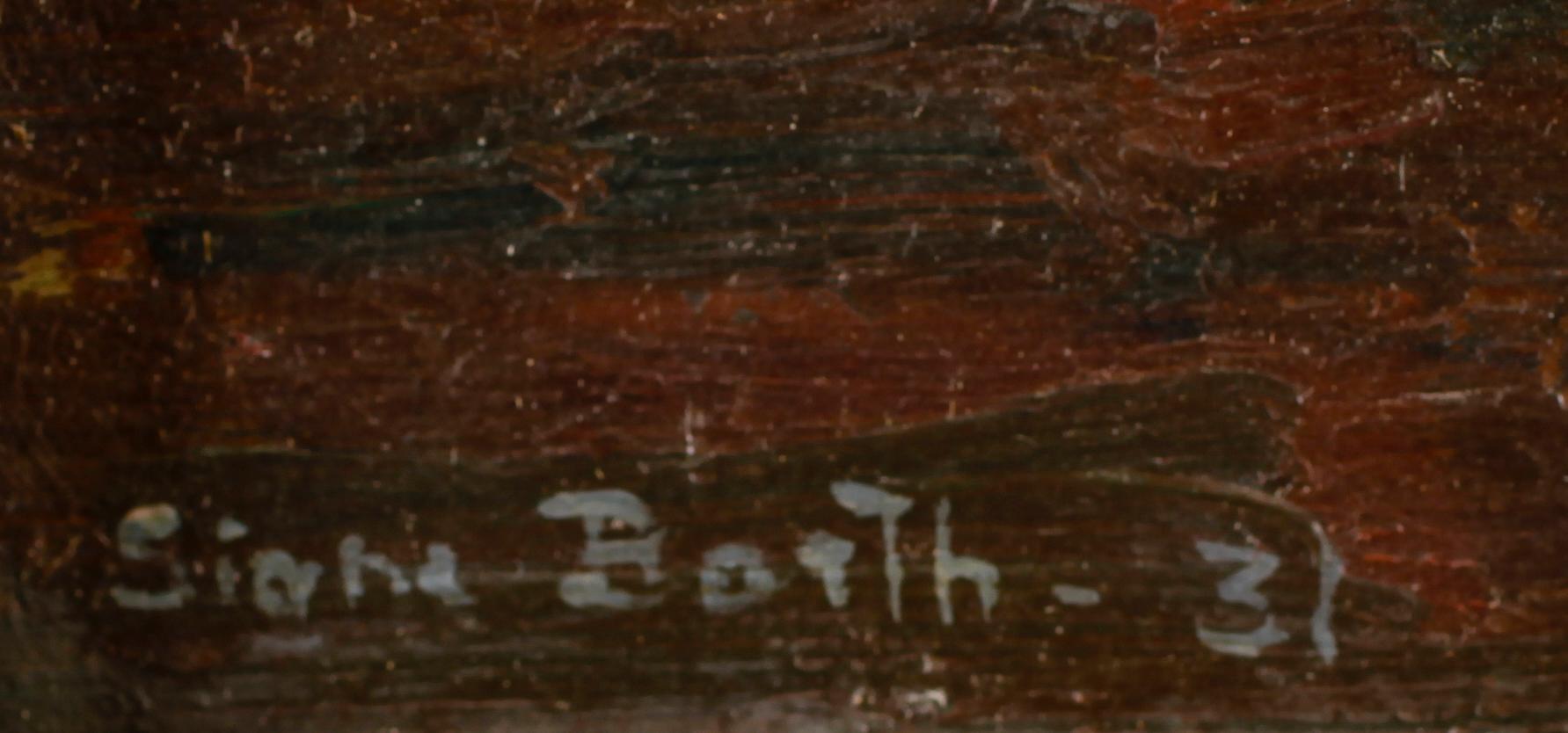 SIGNE BARTH, olja på duk, signerad och daterad -31.