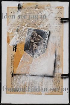 DAN NYGÅRDS, collage/blandteknik, signerad.