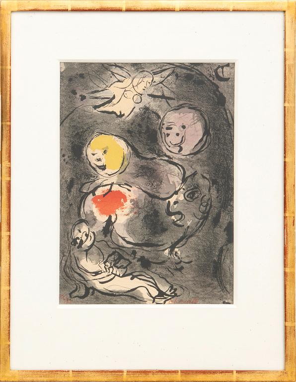 Marc Chagall, "Le prophète Daniel avec les lions".