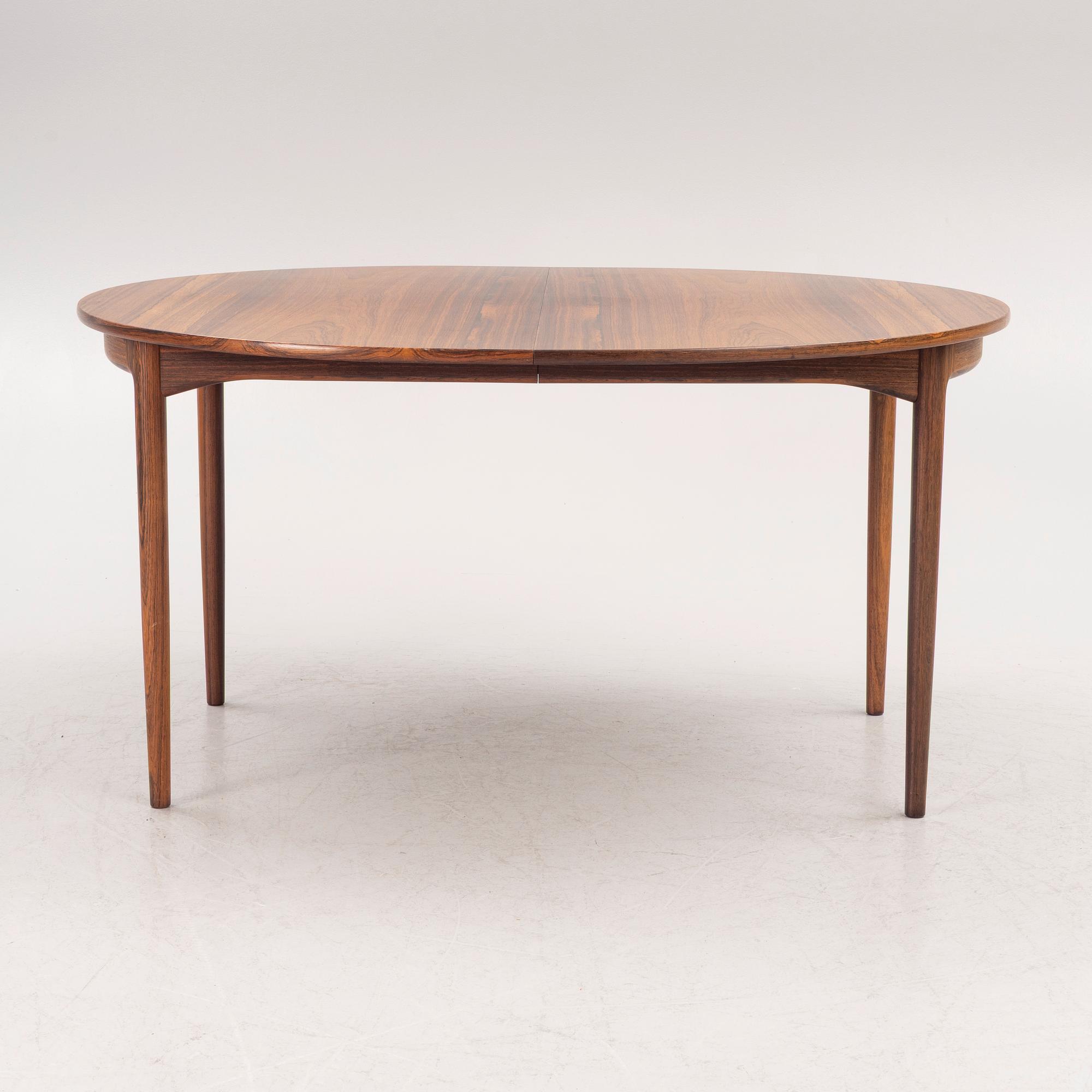 Ib Kofod Larsen, matgrupp, 5 delar, Säffle Möbelfabrik, 1960-tal.