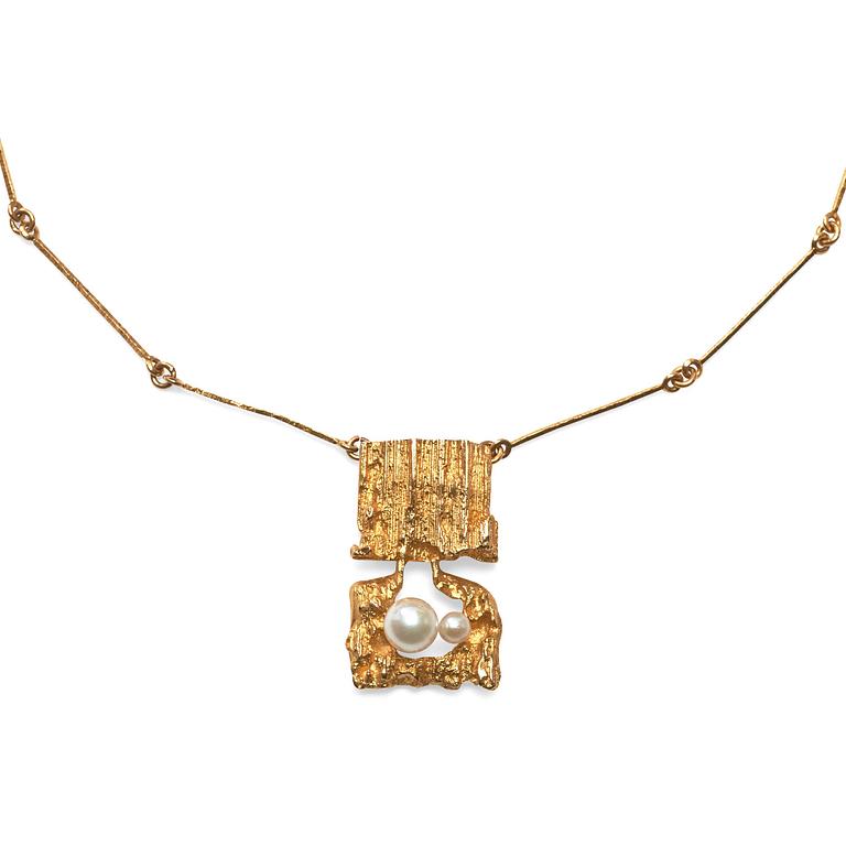 LAPPONIA, an 18K gold necklace, probably 1970's.