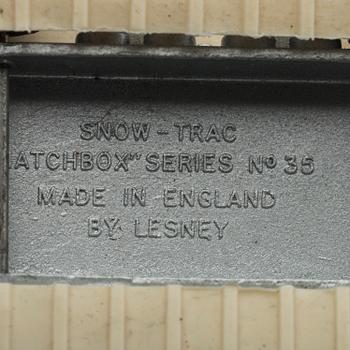 LESNEY MATCHBOX SERIES, 4 st, bland annat Snow Trac  Tractor RW 35B-2.