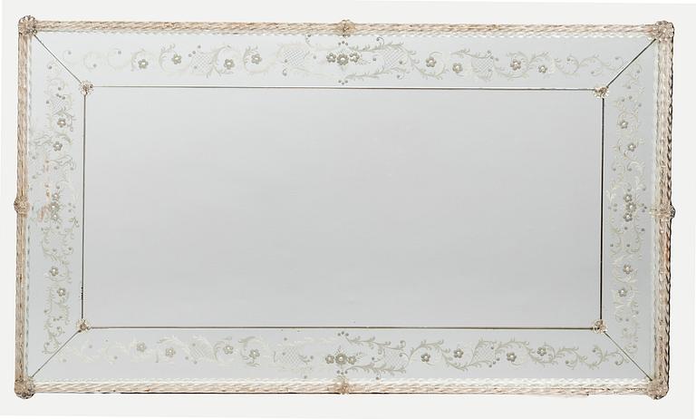 Mirror, Venetian style, first half of the 20th century.