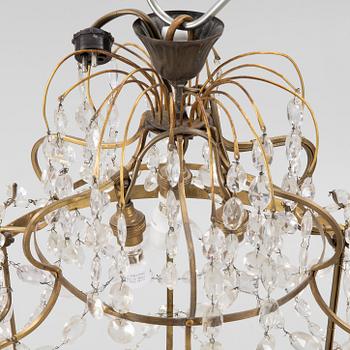 A chandelier, 19th Century.